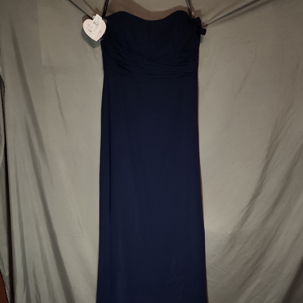 Alfred Angelo NWT Navy Strapless Dress